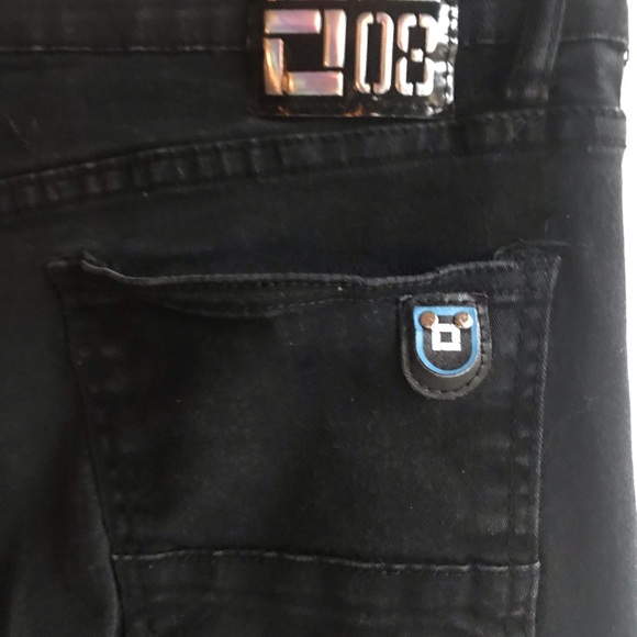 Demolition Black Skinny Moto Men Jeans Size 34 - Picture 3 of 6